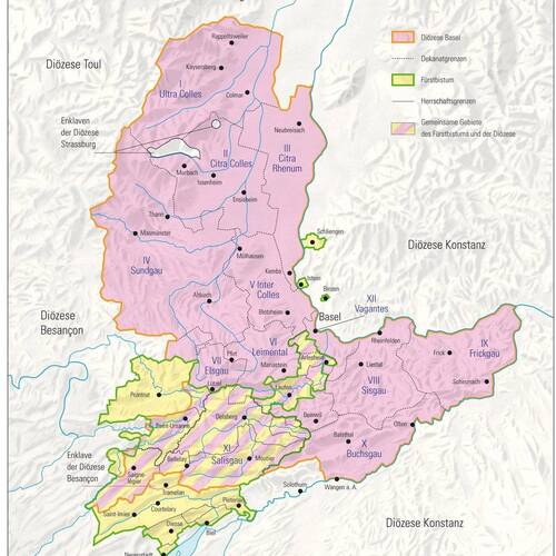 Die Diözese und das Bistum Basel im Spätmittelalter