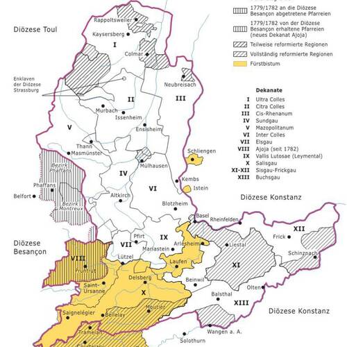 Diözese Basel und Fürstbistum vor der Revolution