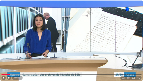 Reportage von France 3 Alsace, Sendung "Gutemberg"
