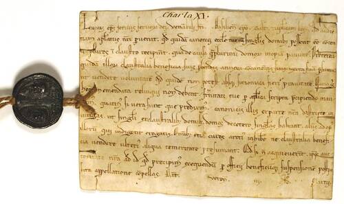 Littera clausa von 1185 (Papst Lucius III.)